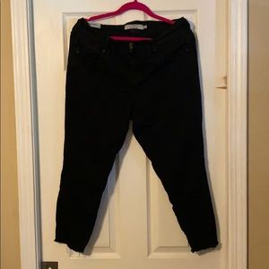 Black cropped jegging
